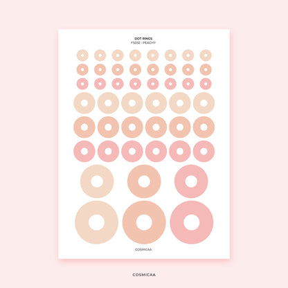 Dots and Rings - Planner stickers
