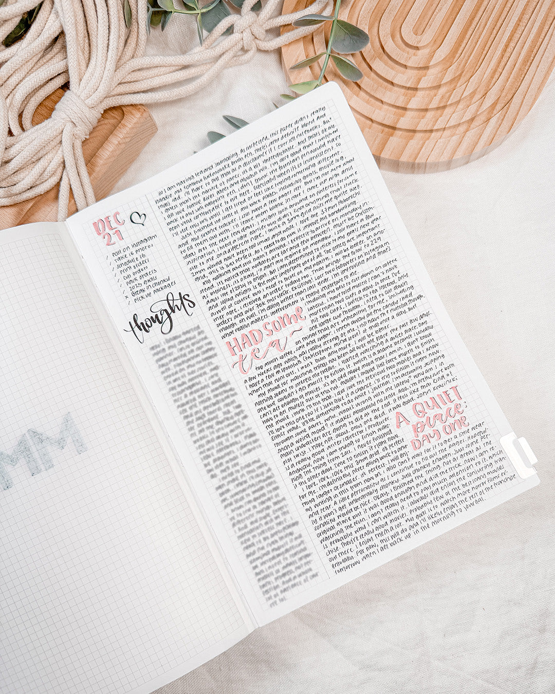 B6 - The Cozy Journal - Grid Notebook (800 pages)