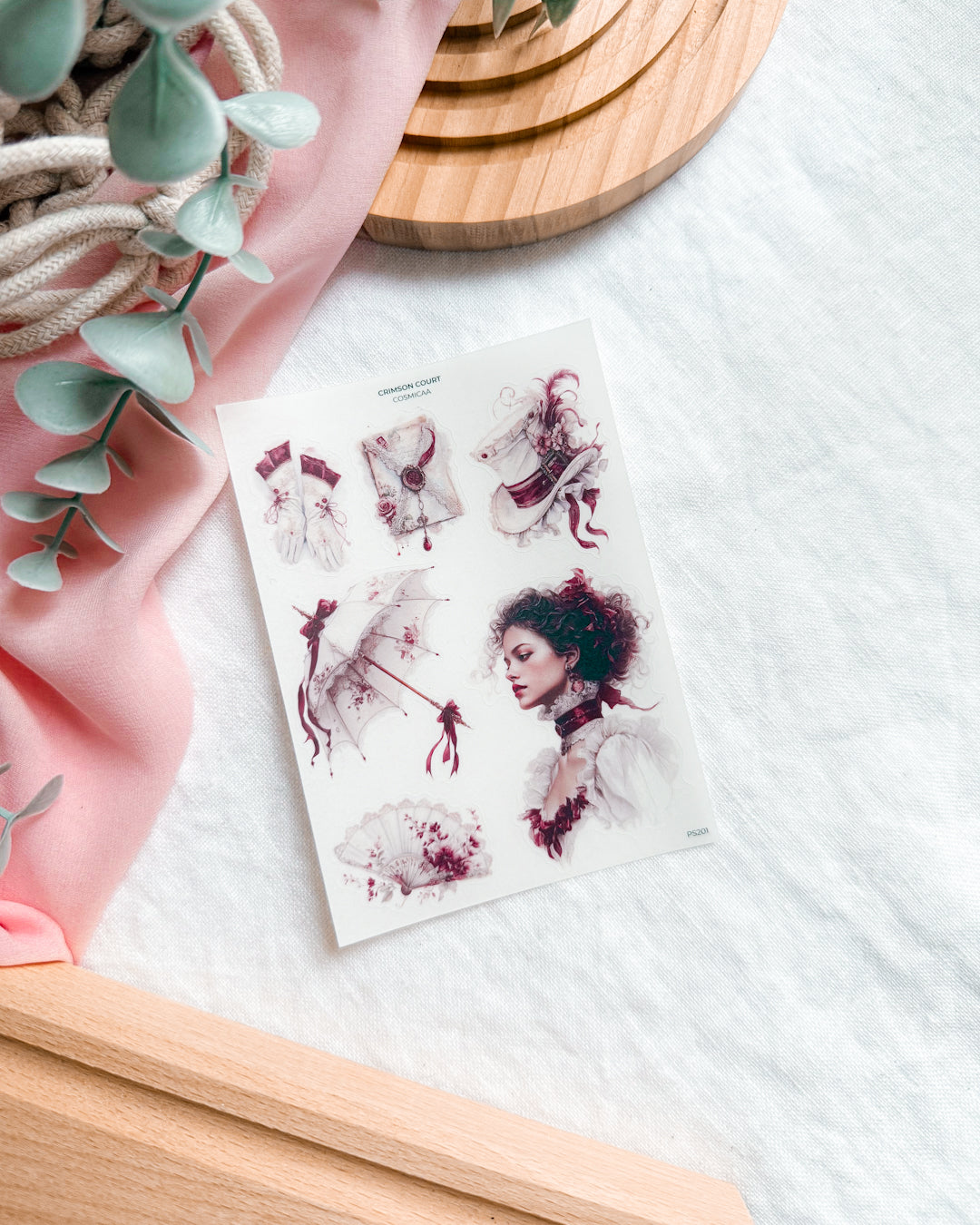 Crimson Court - Stickers