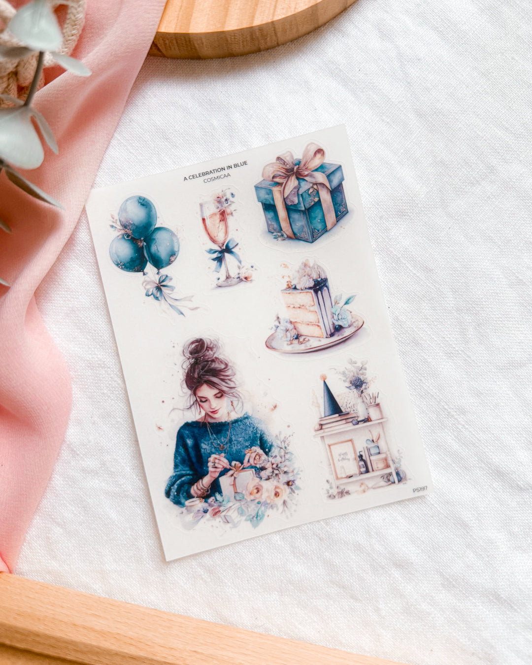 A Celebration in Blue - Stickers