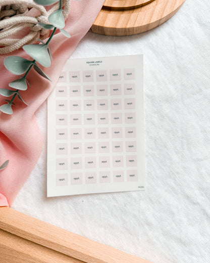 Square Labels - Stickers