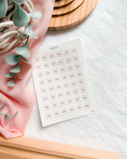 Square Labels - Stickers