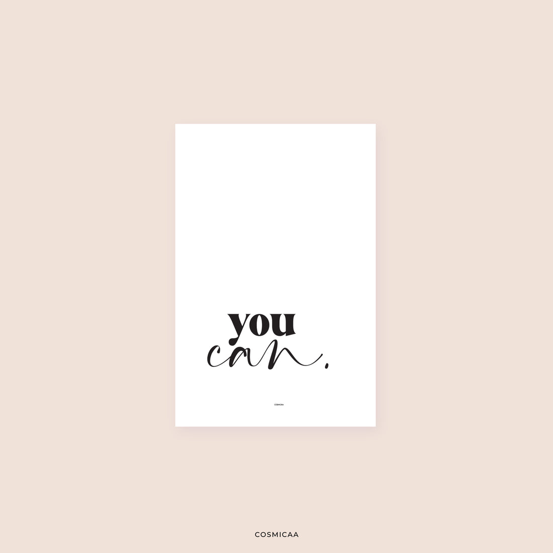 You Can - Journal Card