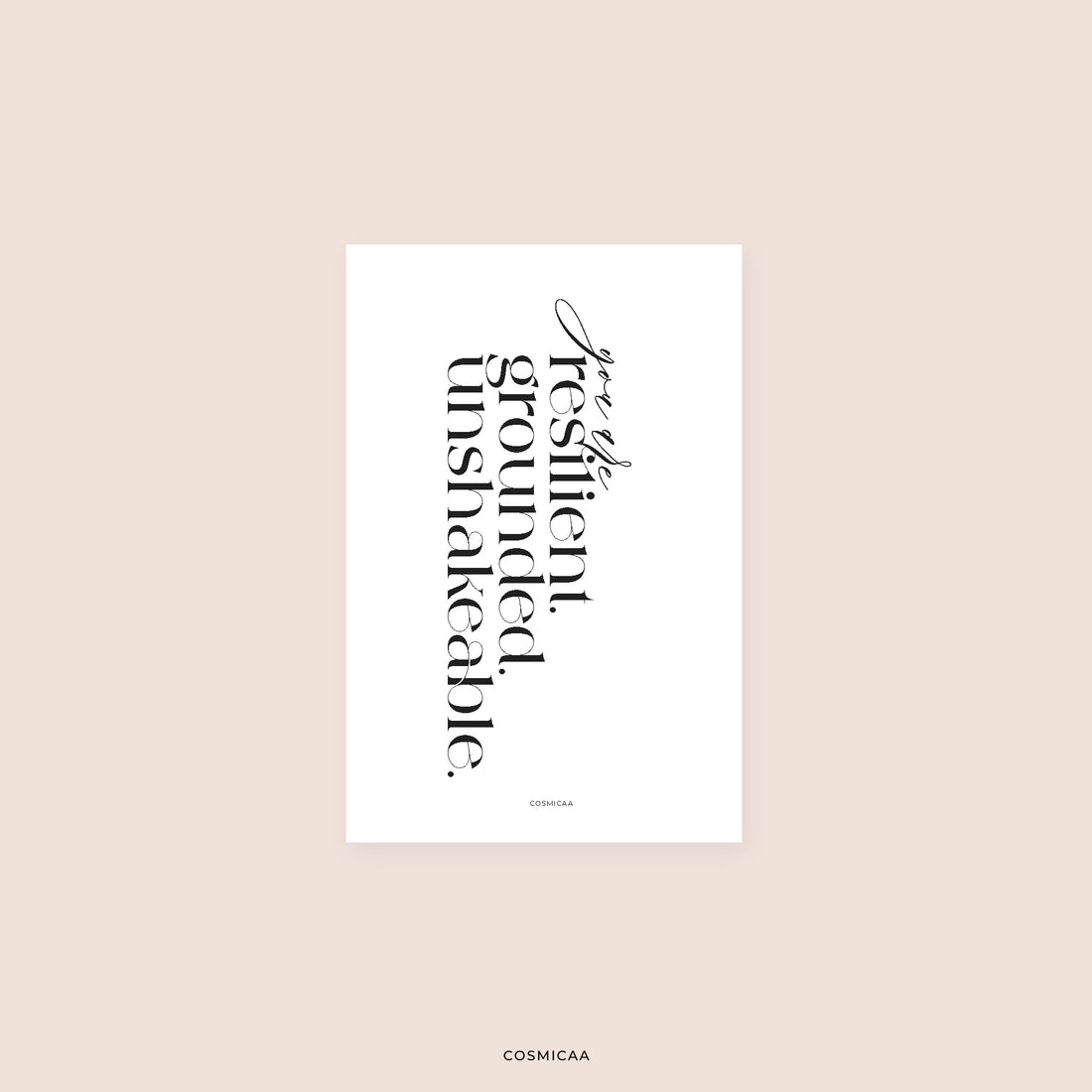 PC007 - Motivational quotes - Planner card