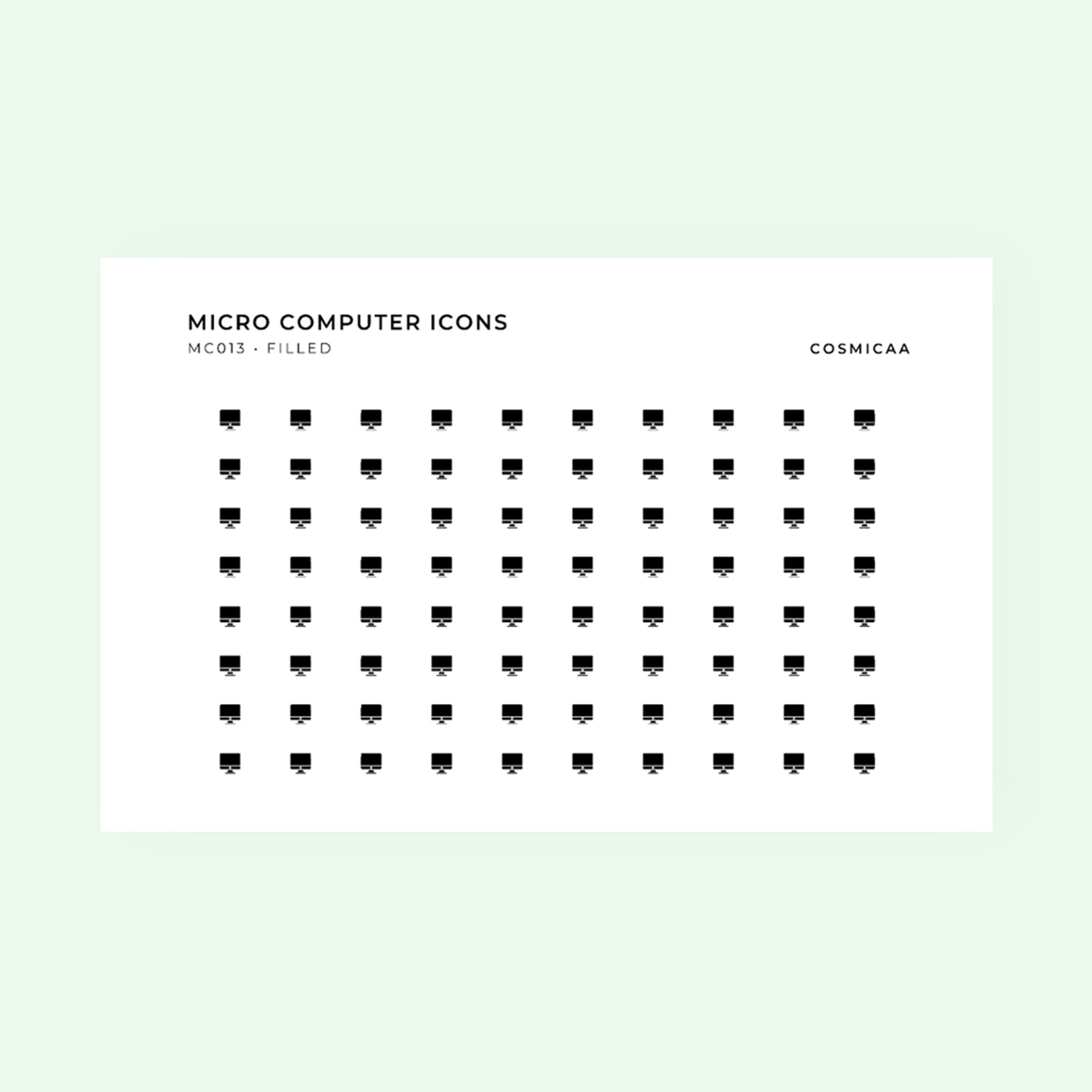 Micro icons - Computer – Cosmicaa