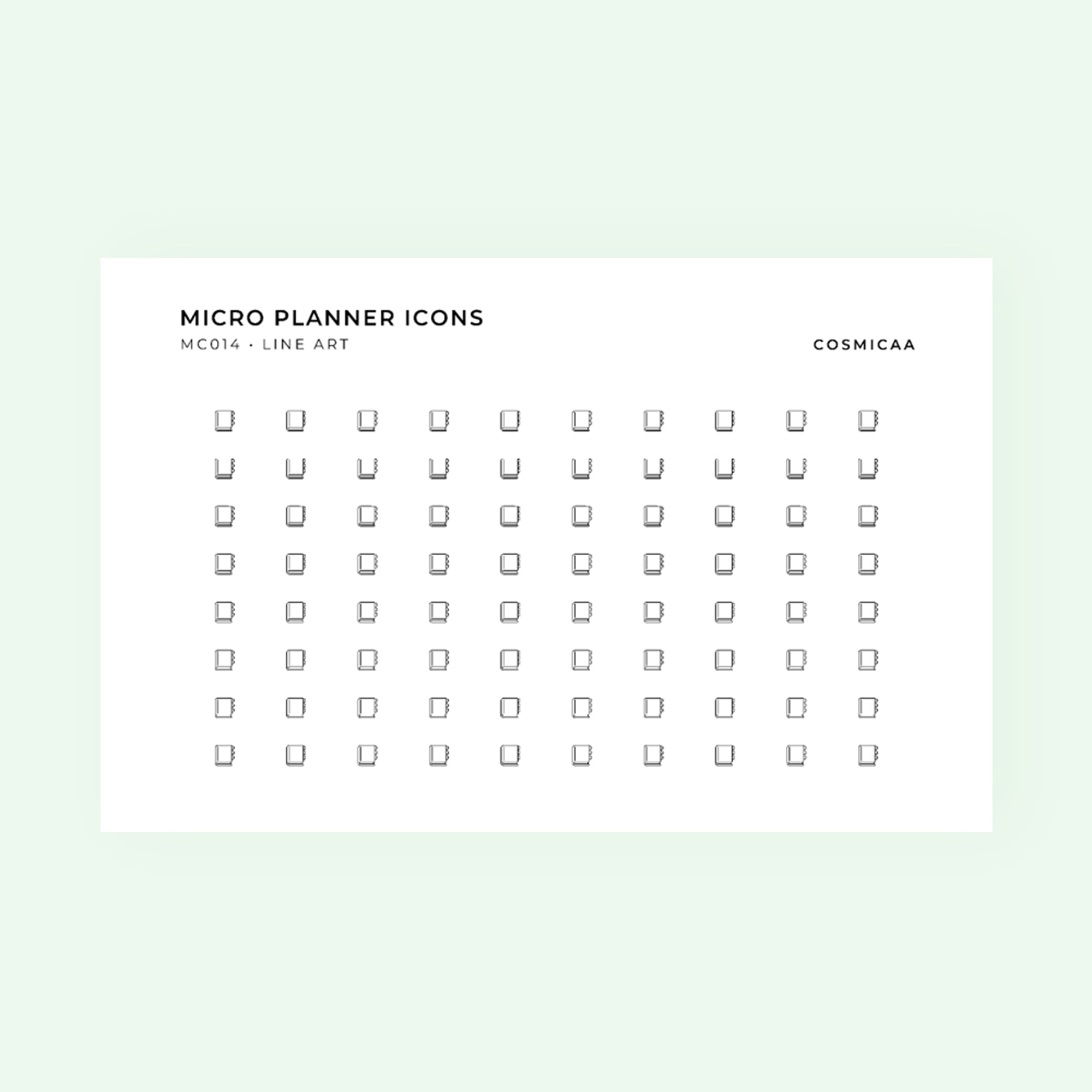 Micro icons - Planner