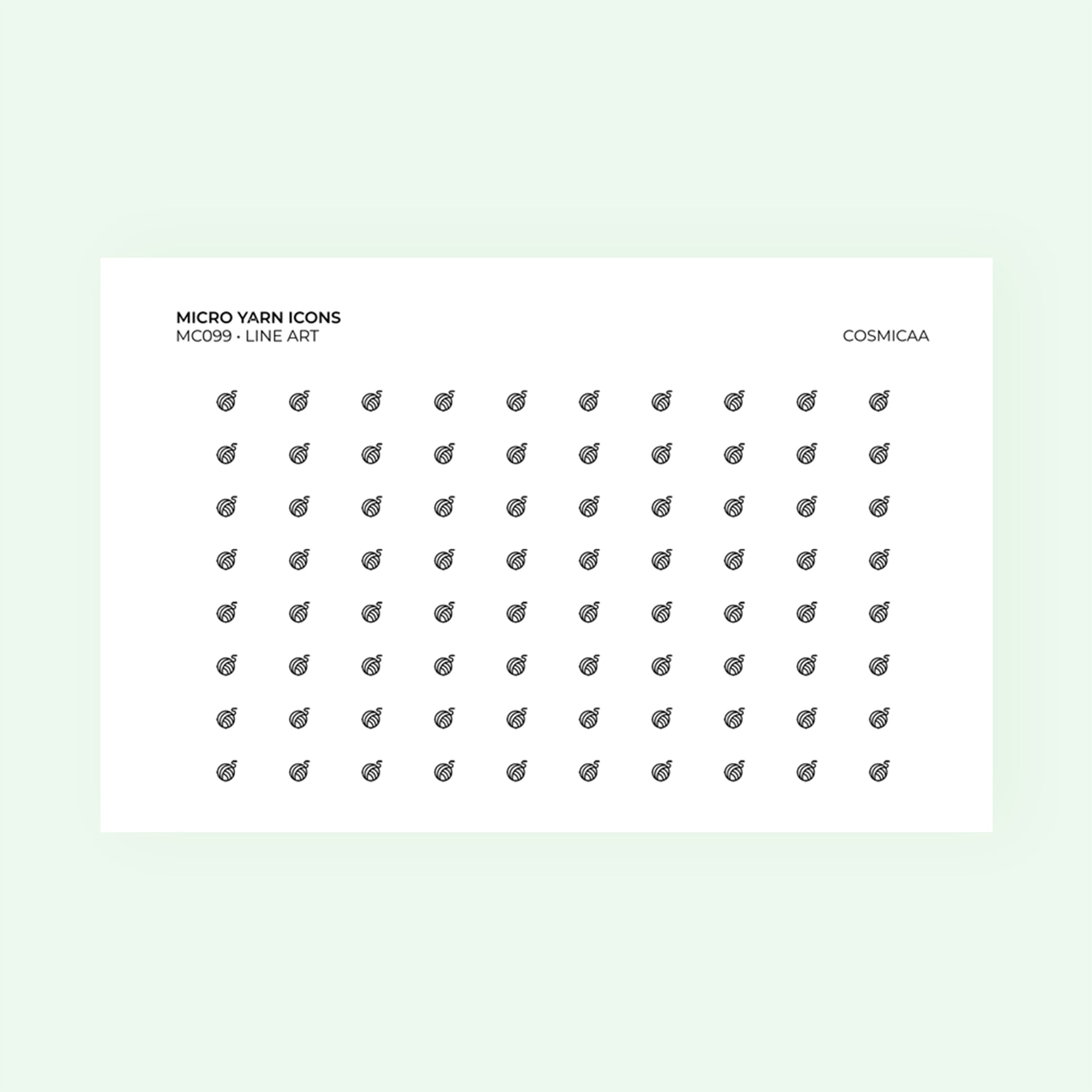 Micro icons - Yarn