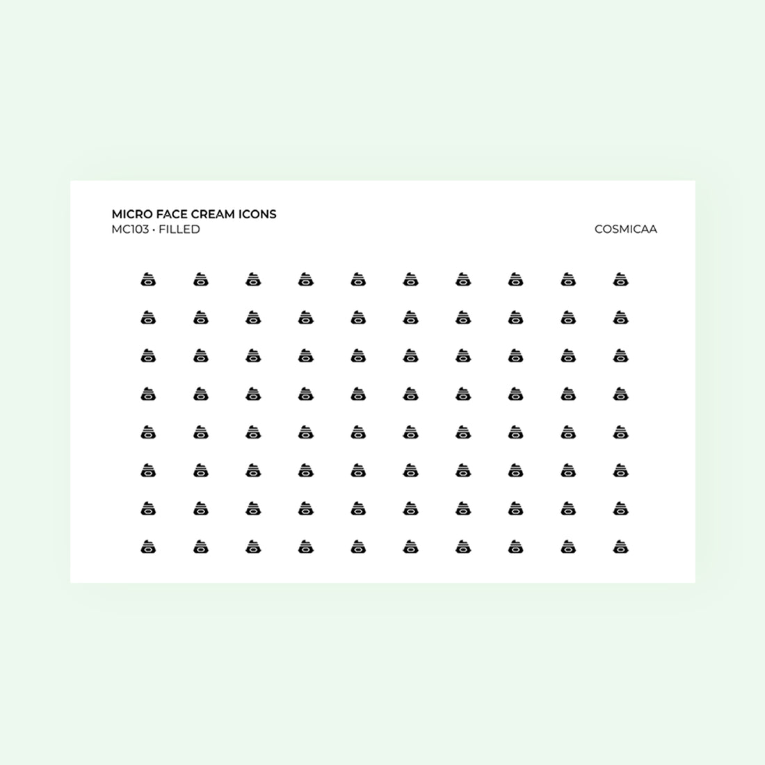 Micro icons - Face Cream