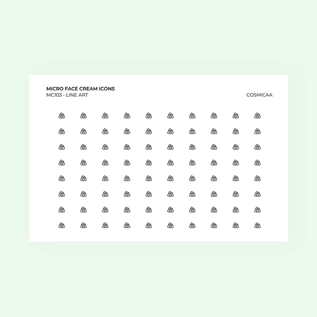 Micro icons - Face Cream