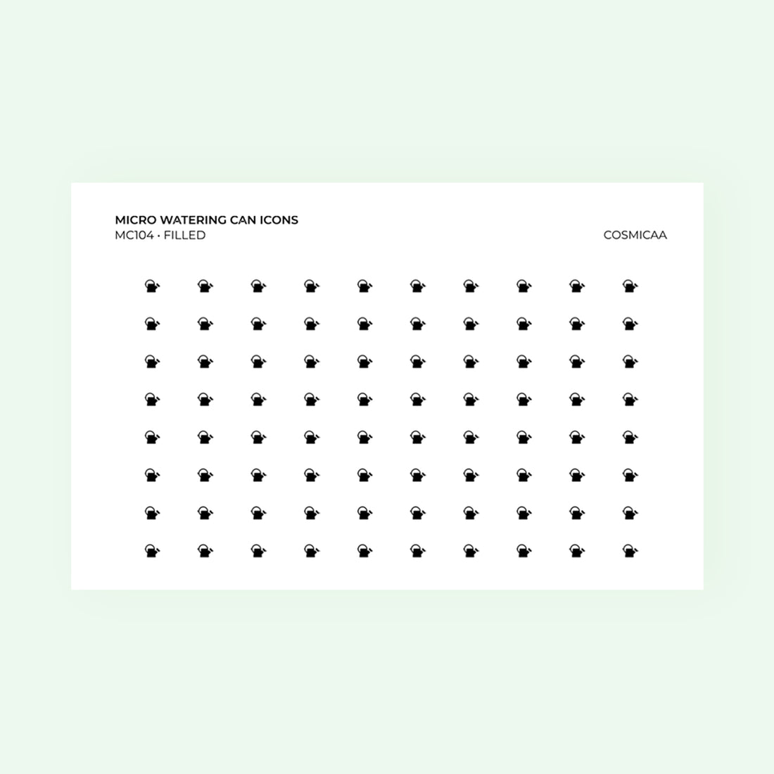 Micro icons - Watering Can