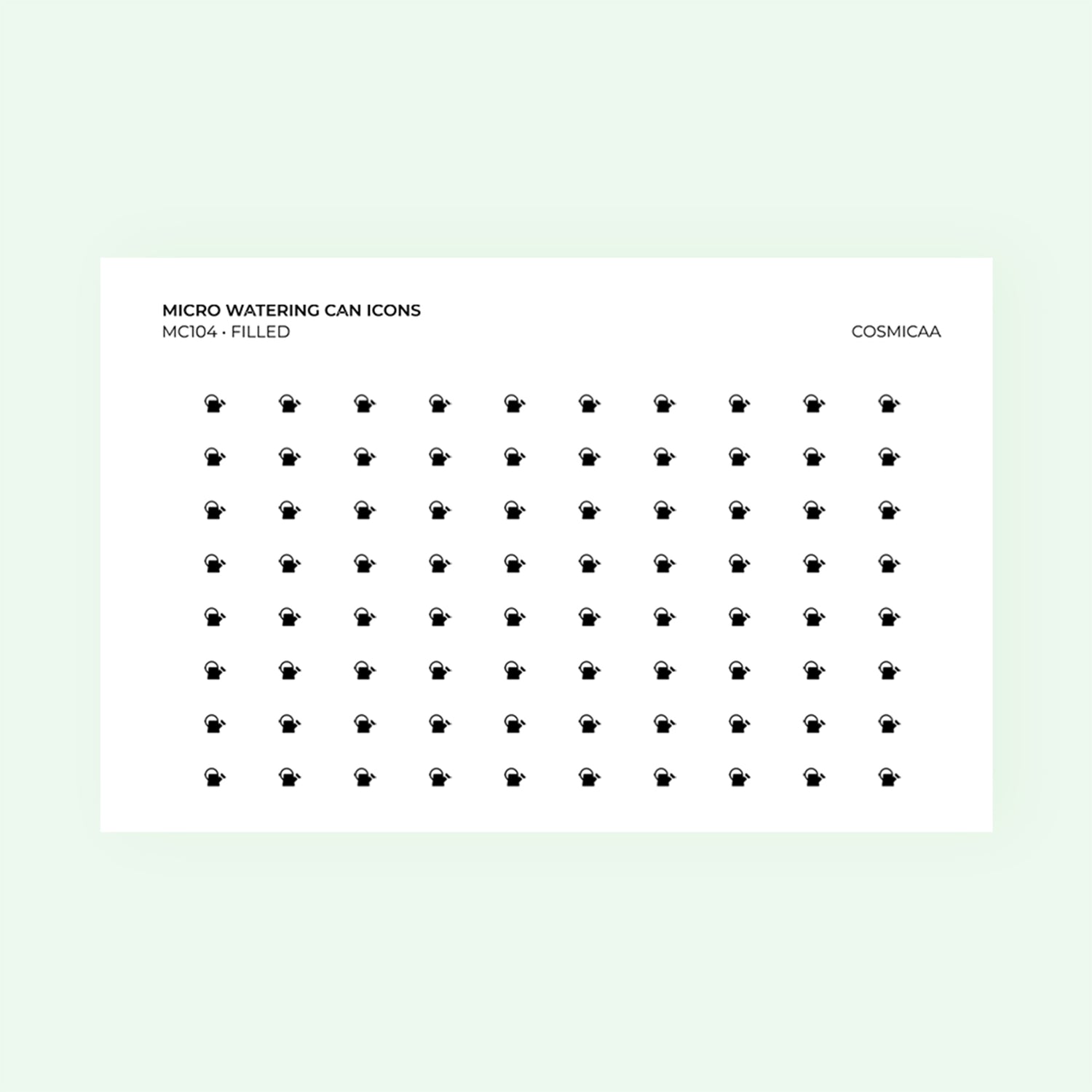 Micro icons - Watering Can
