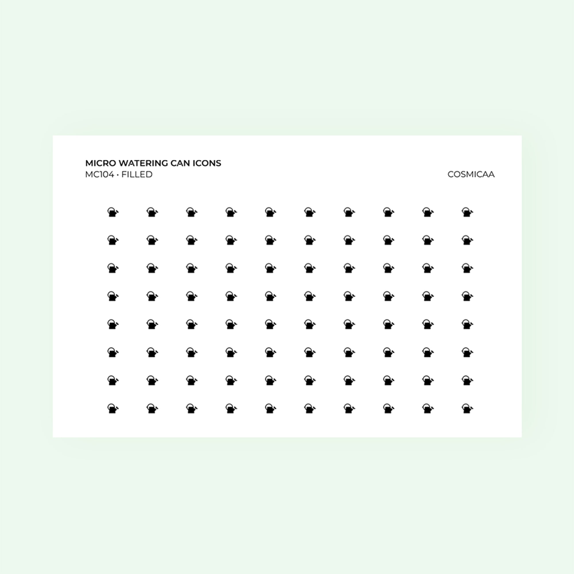 Micro icons - Watering Can