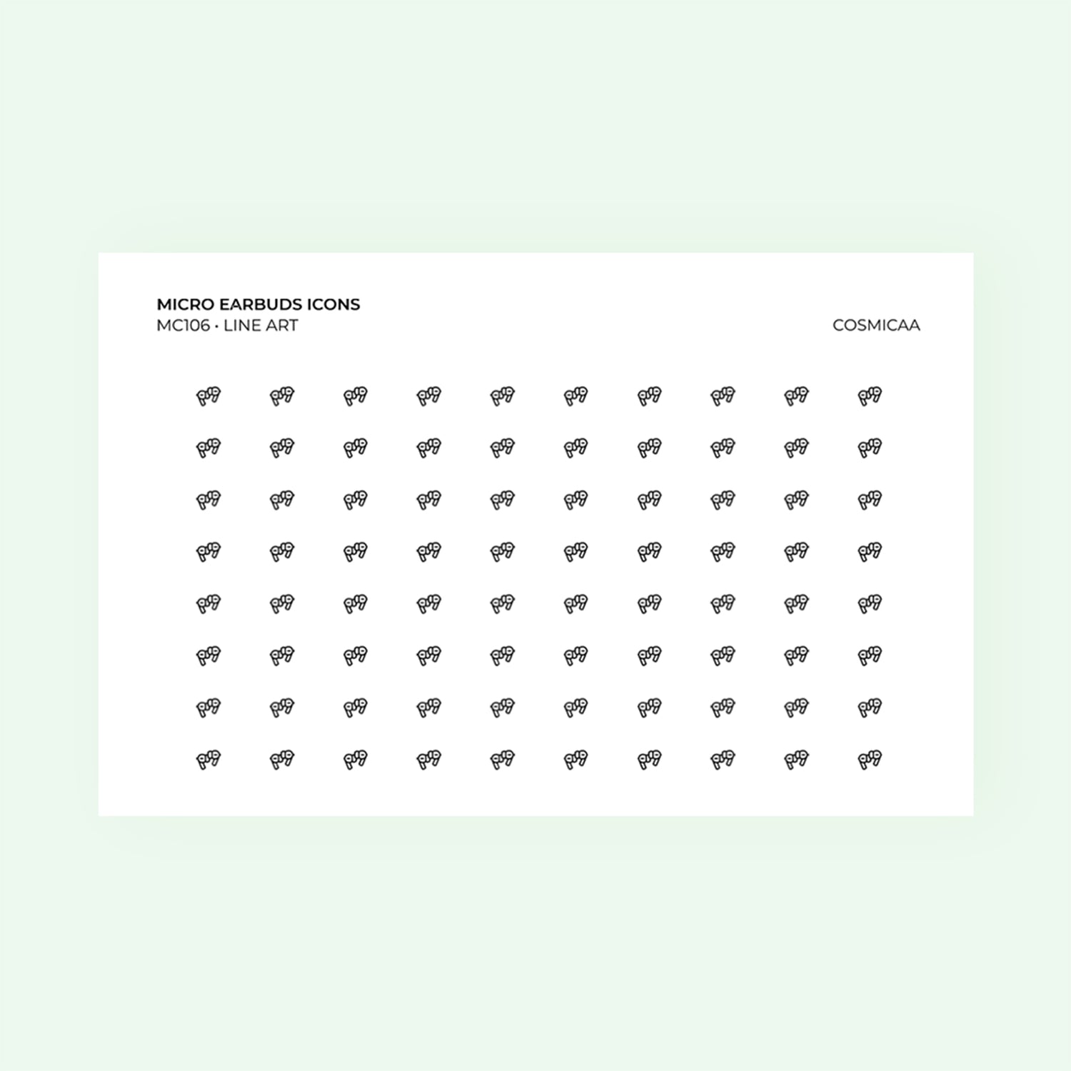 Micro icons - Earbuds