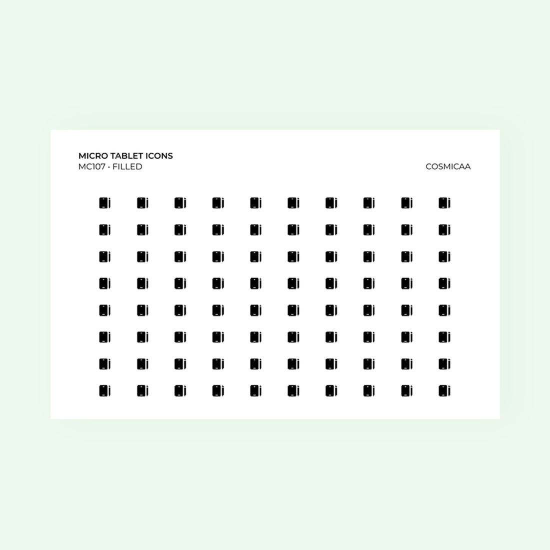 Micro icons - Tablet
