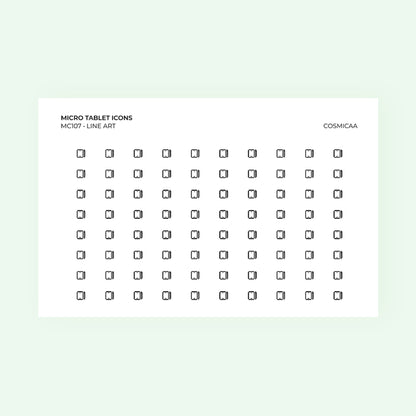 Micro icons - Tablet