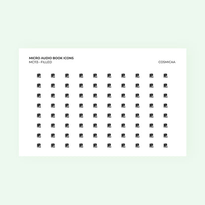 Micro icons - Audio Book