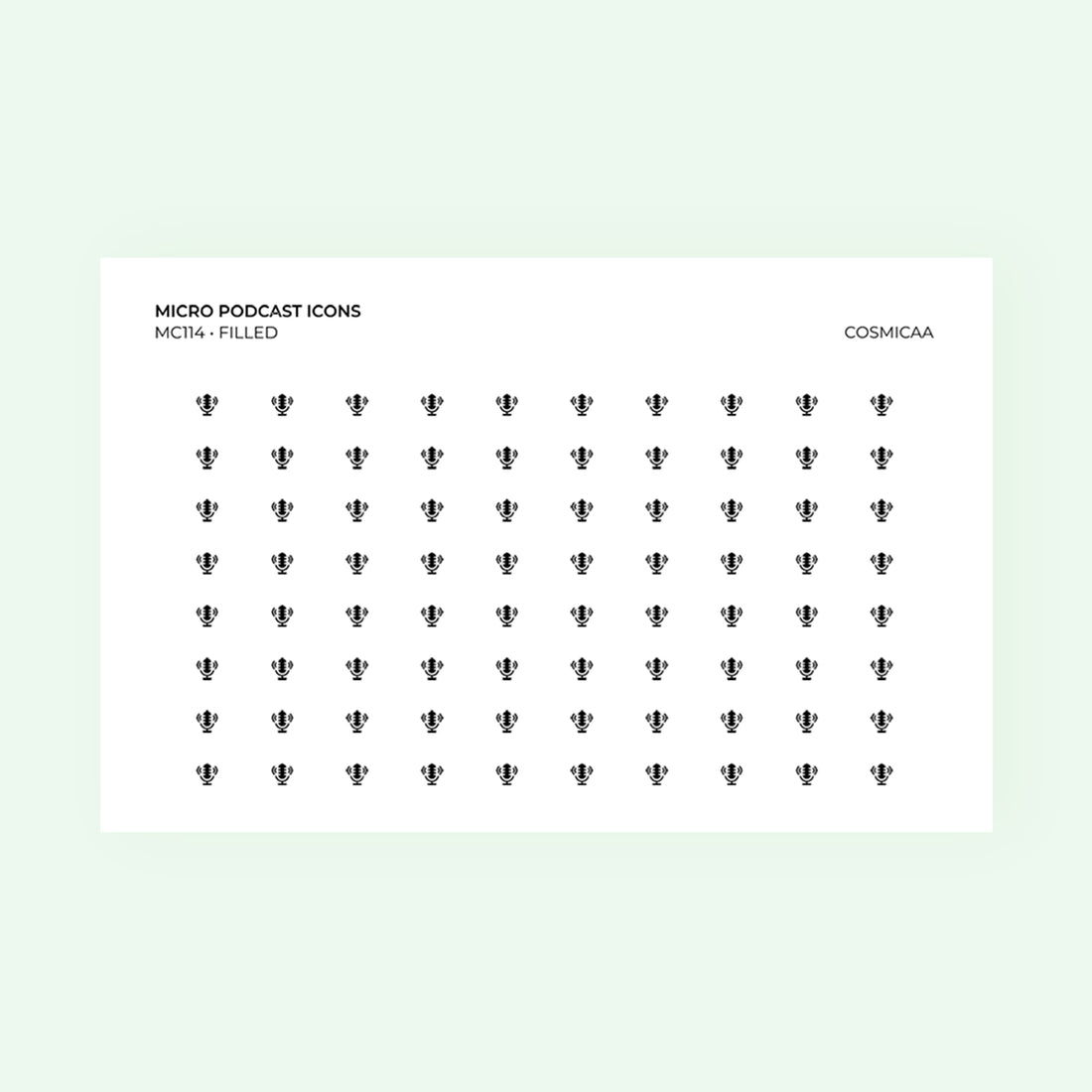 Micro icons - Podcast