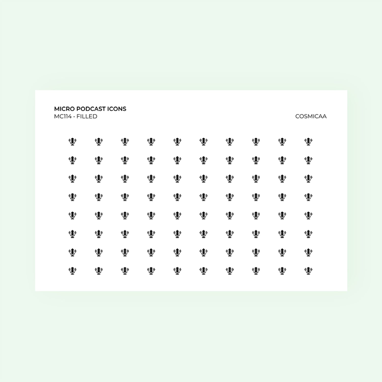 Micro icons - Podcast