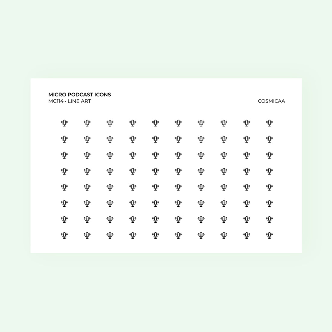 Micro icons - Podcast