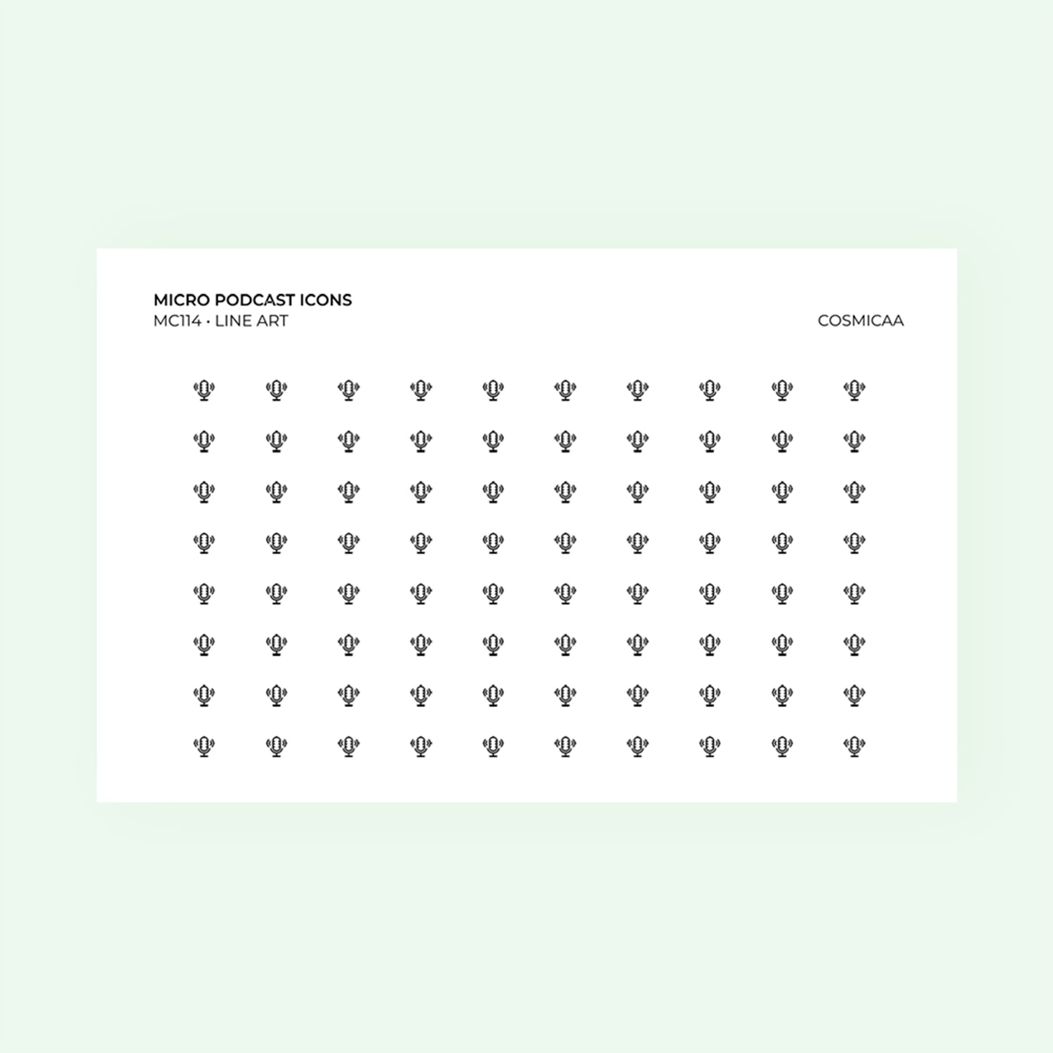 Micro icons - Podcast