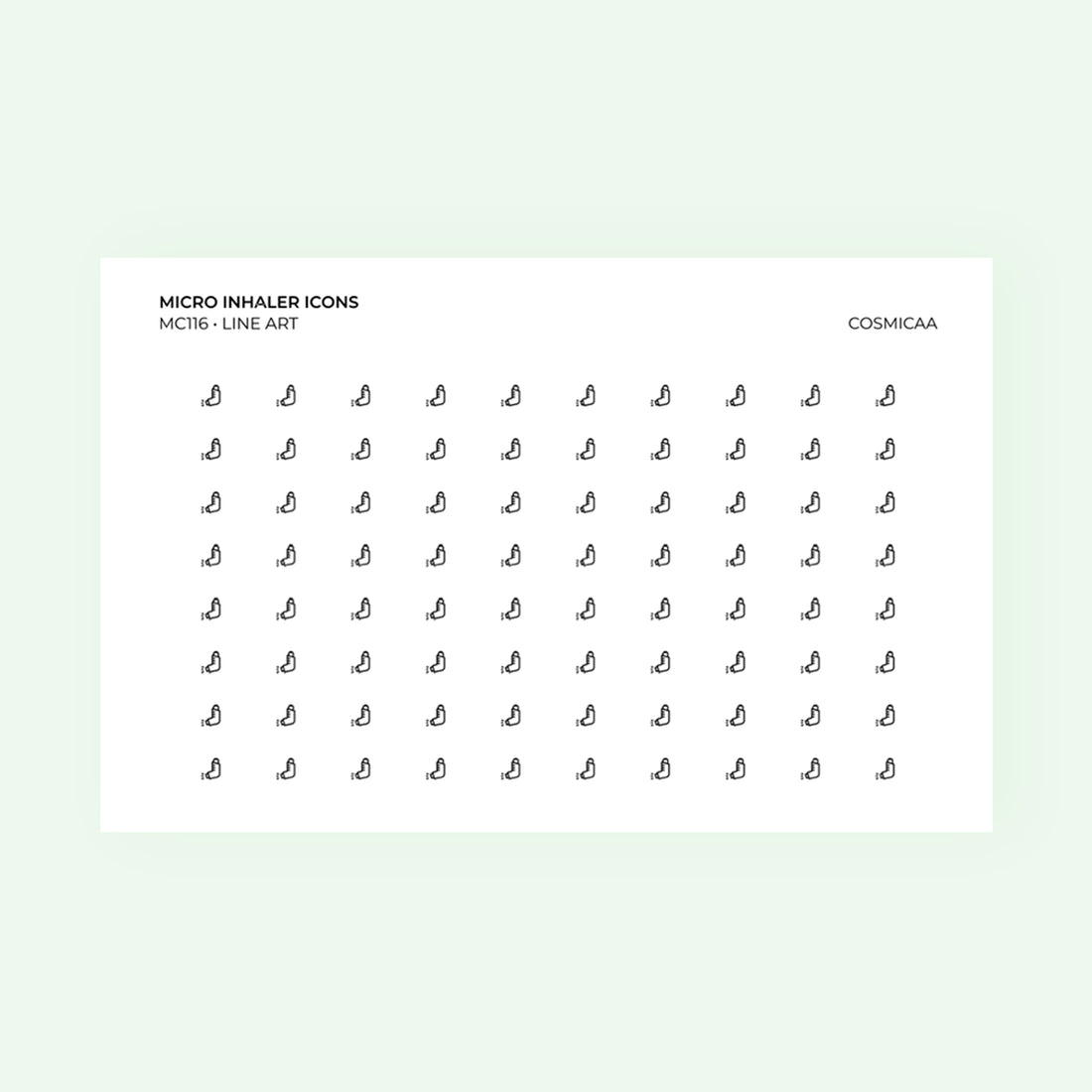 Micro icons - Inhaler