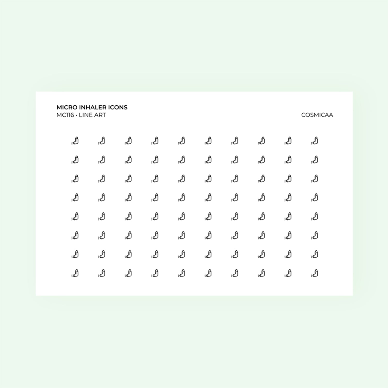 Micro icons - Inhaler