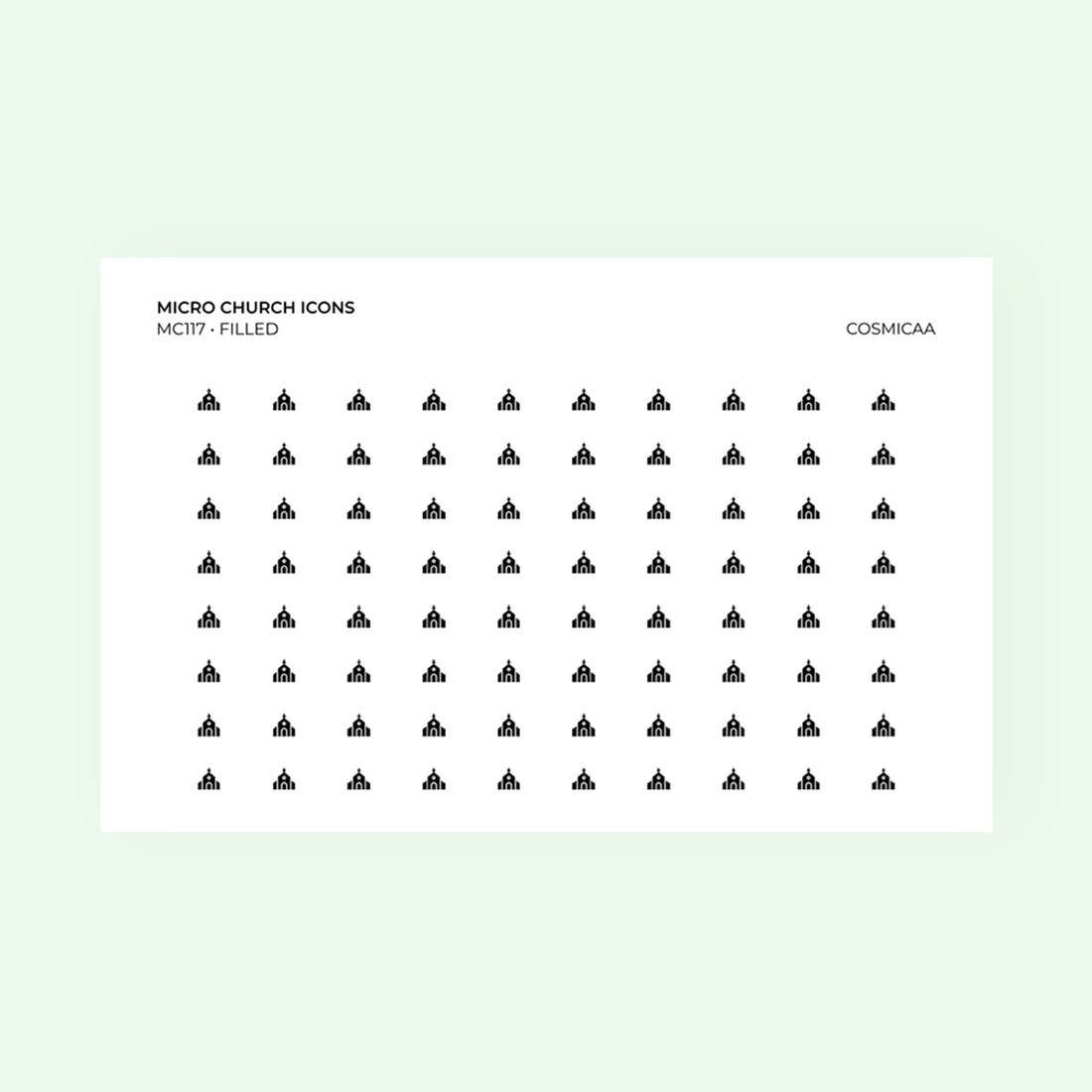 Micro icons - Church