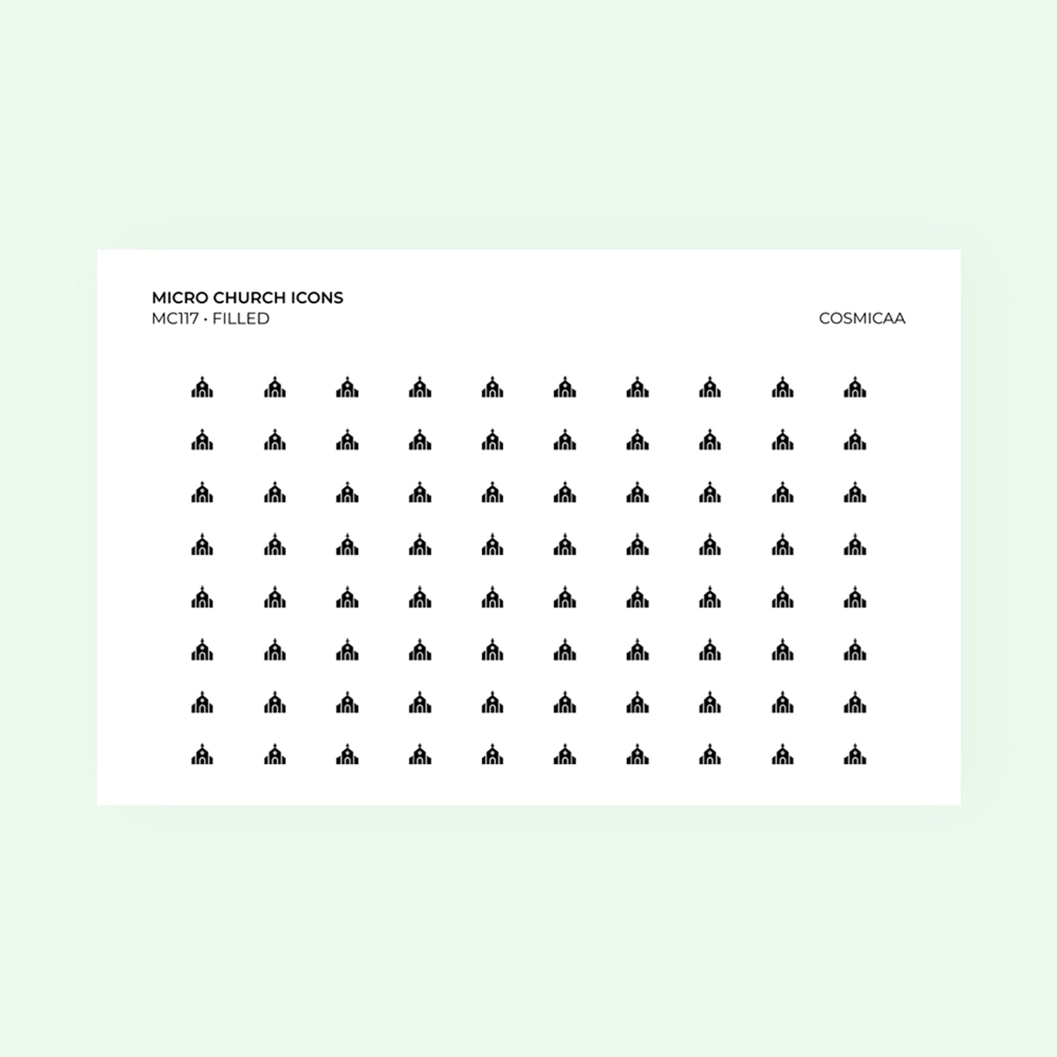 Micro icons - Church