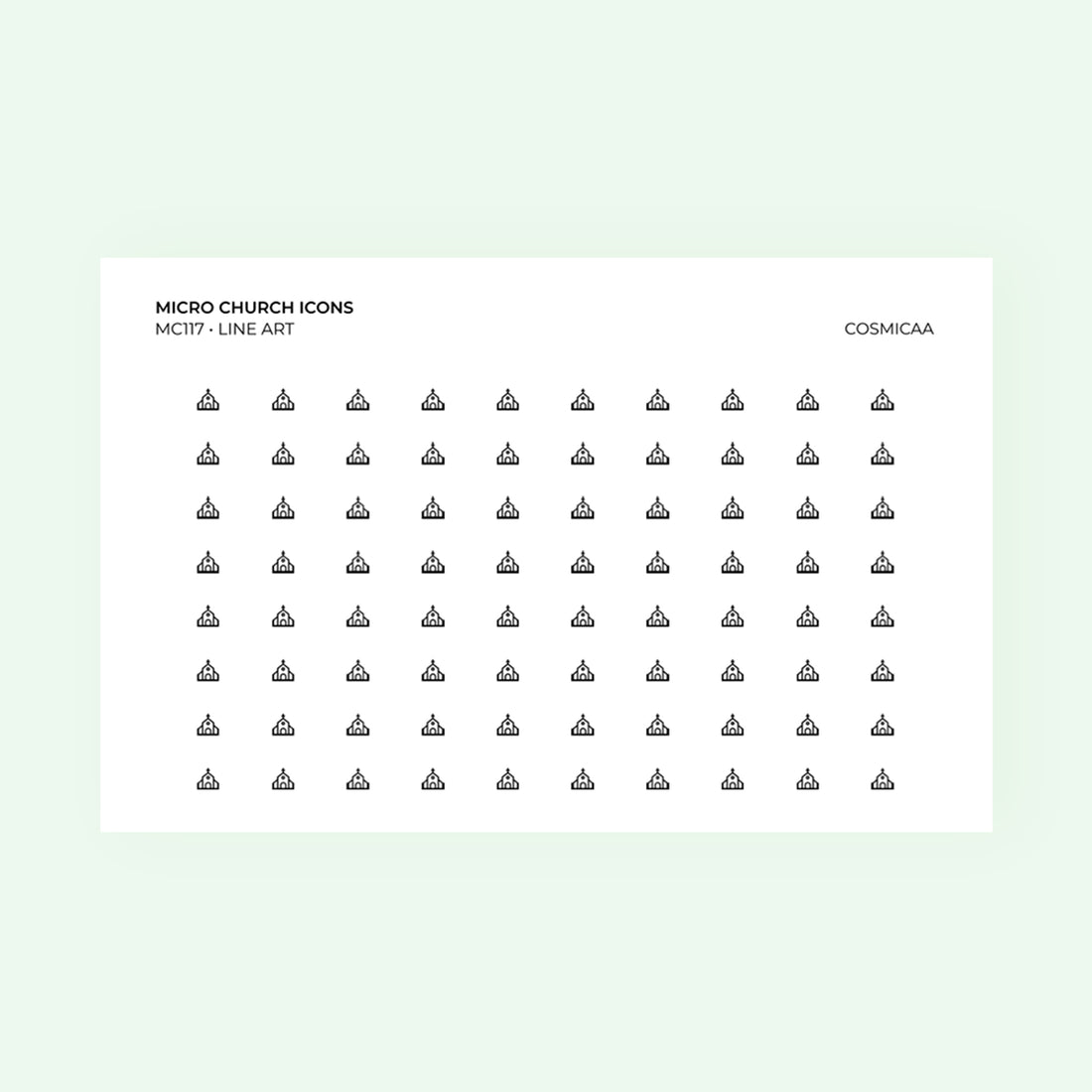 Micro icons - Church
