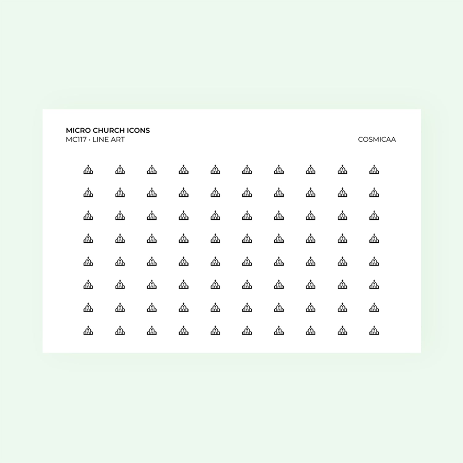 Micro icons - Church