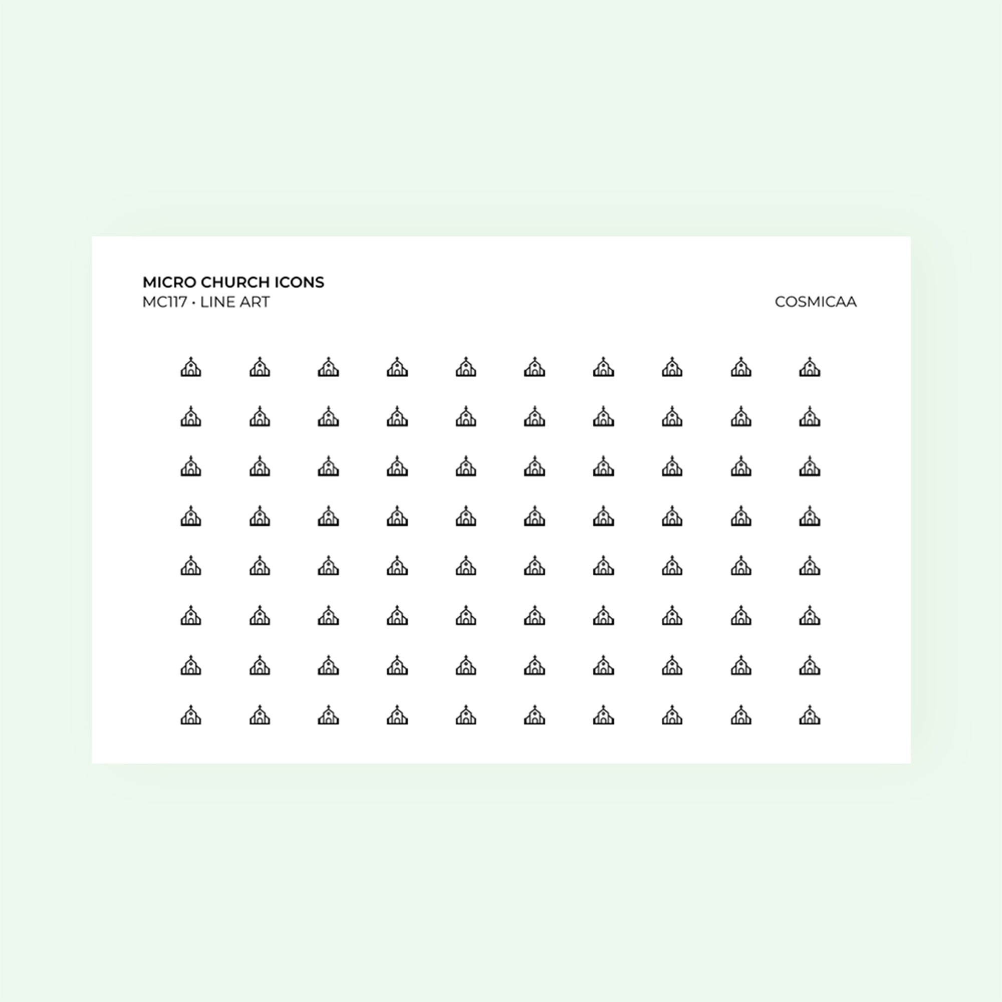Micro icons - Church