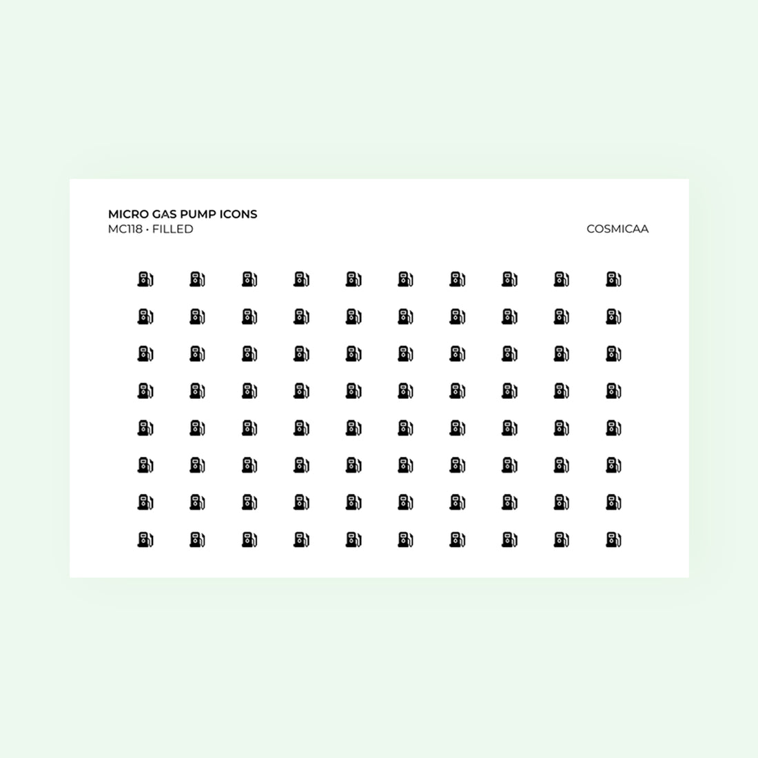 Micro icons - Gas Pump