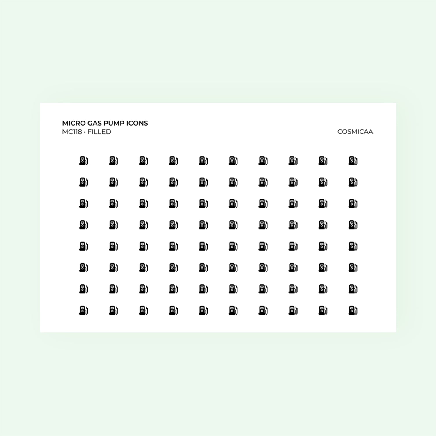 Micro icons - Gas Pump