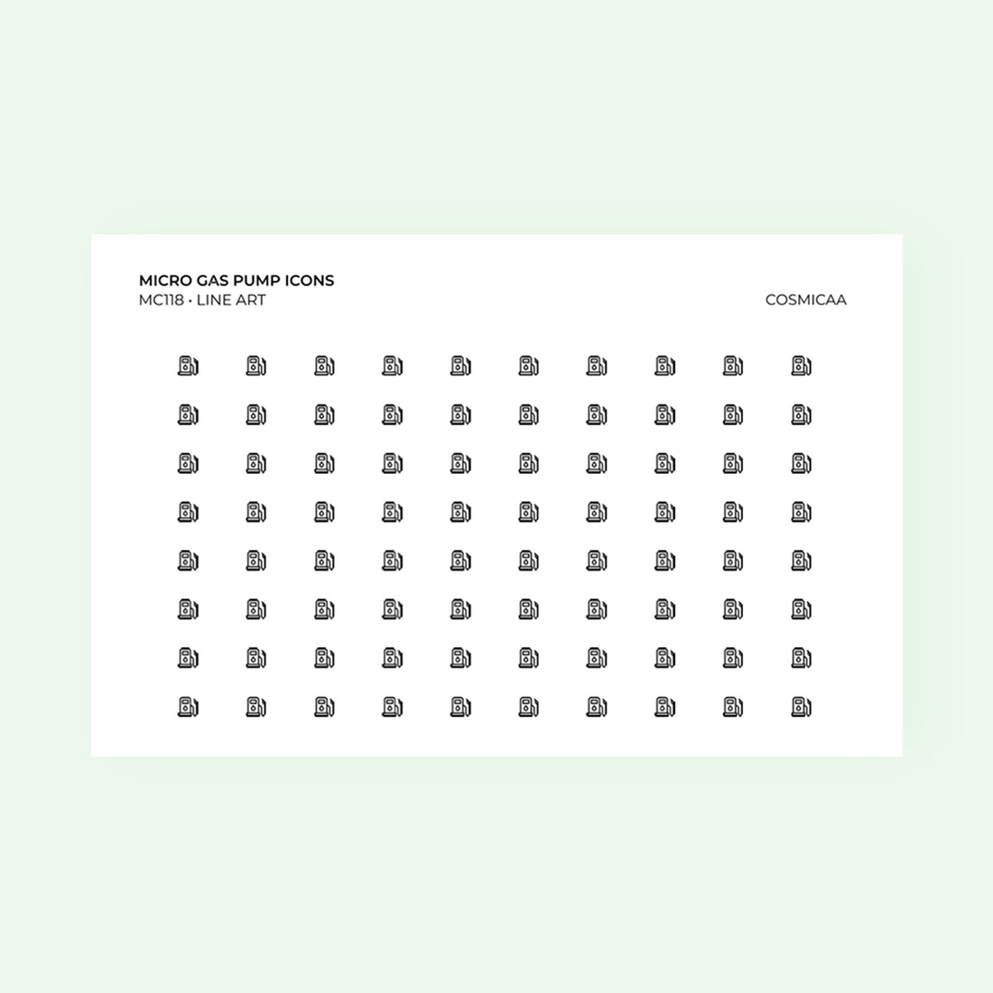 Micro icons - Gas Pump