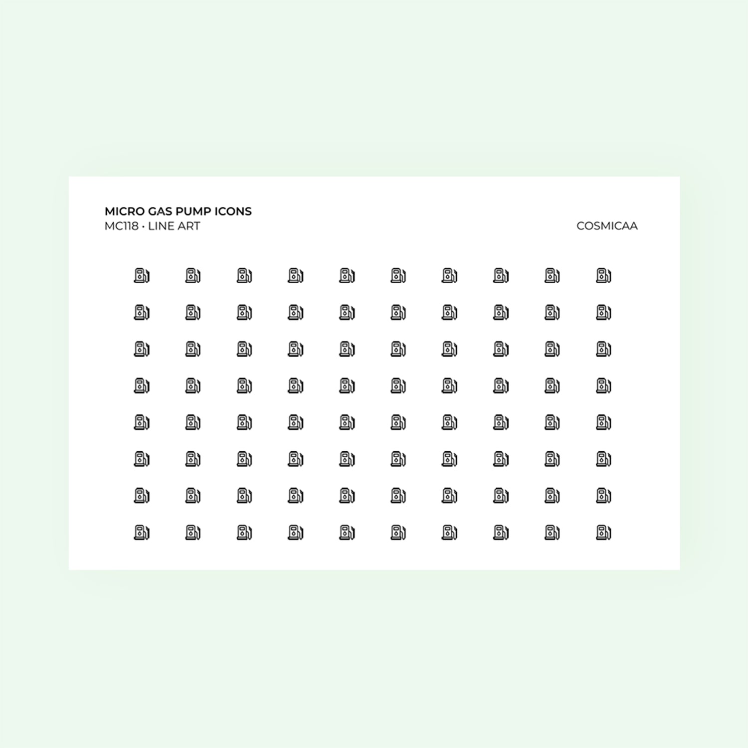 Micro icons - Gas Pump
