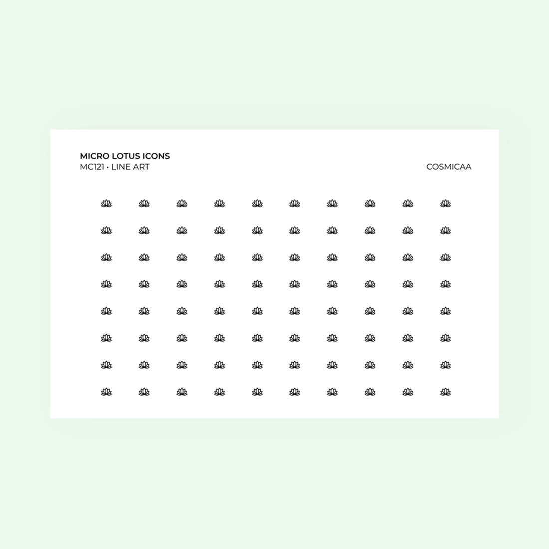 Micro icons - Lotus