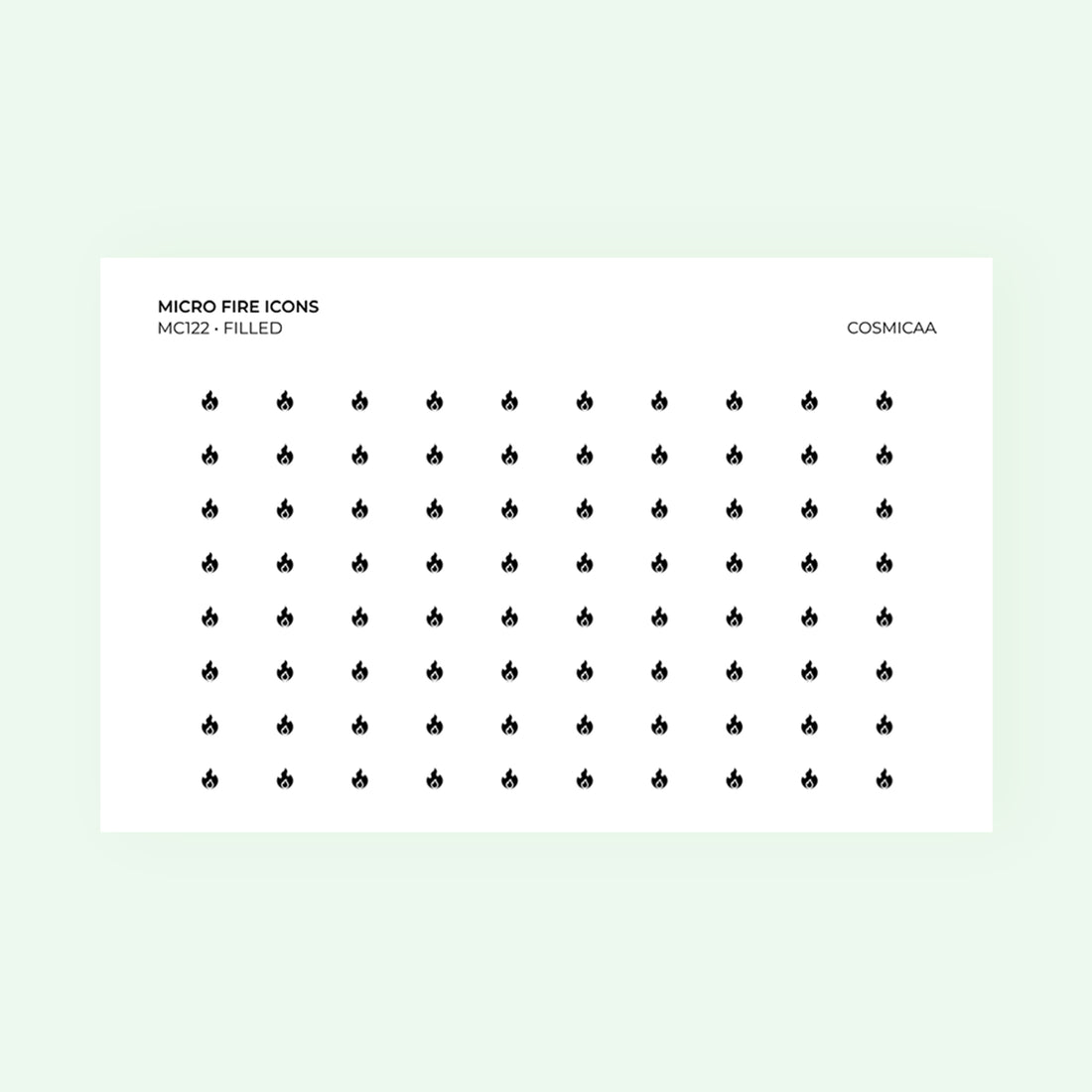 Micro icons - Fire