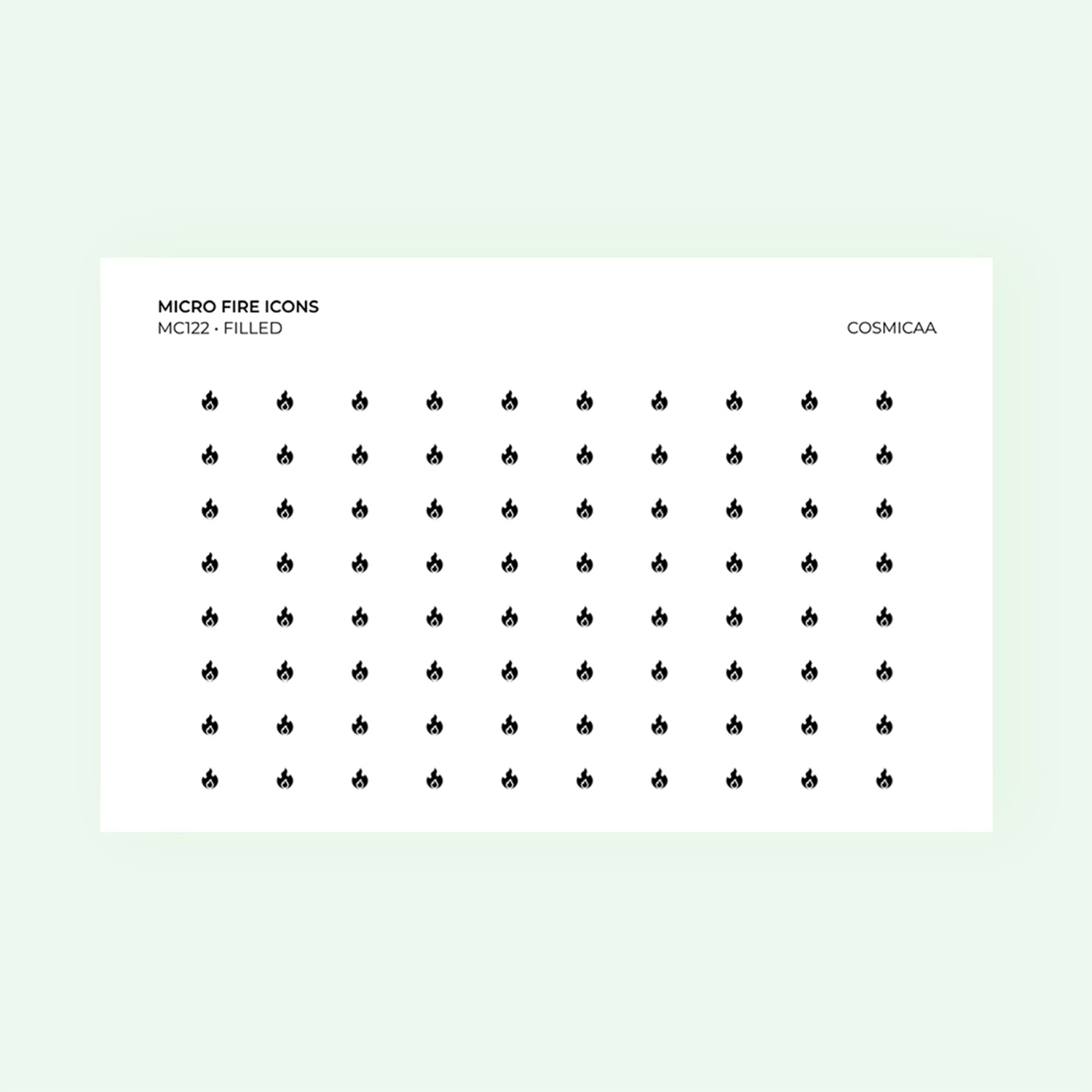 Micro icons - Fire