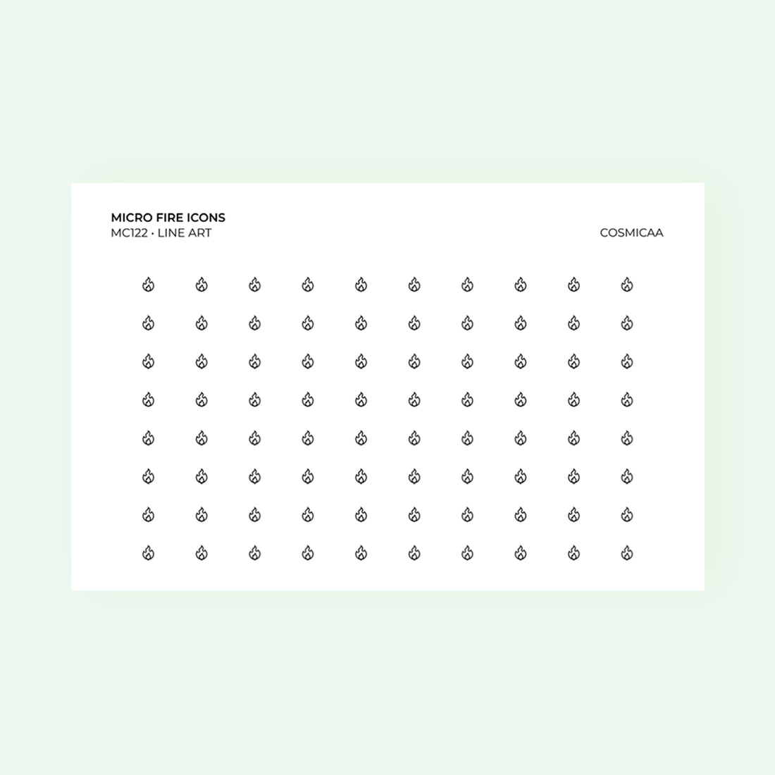 Micro icons - Fire