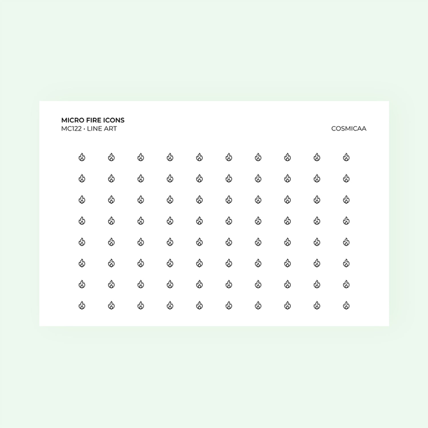Micro icons - Fire