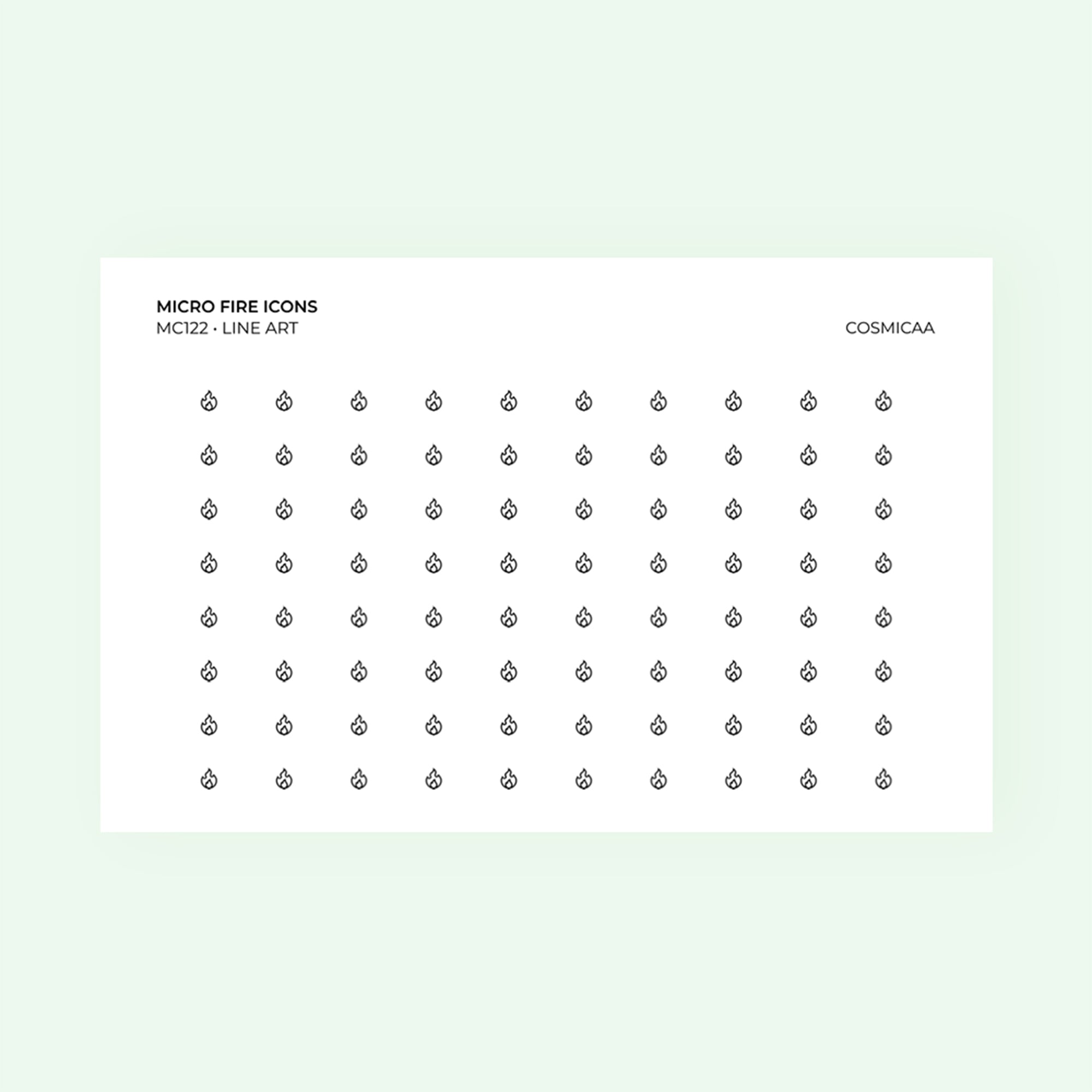 Micro icons - Fire