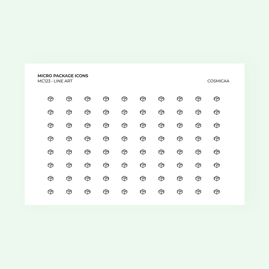 Micro icons - Package