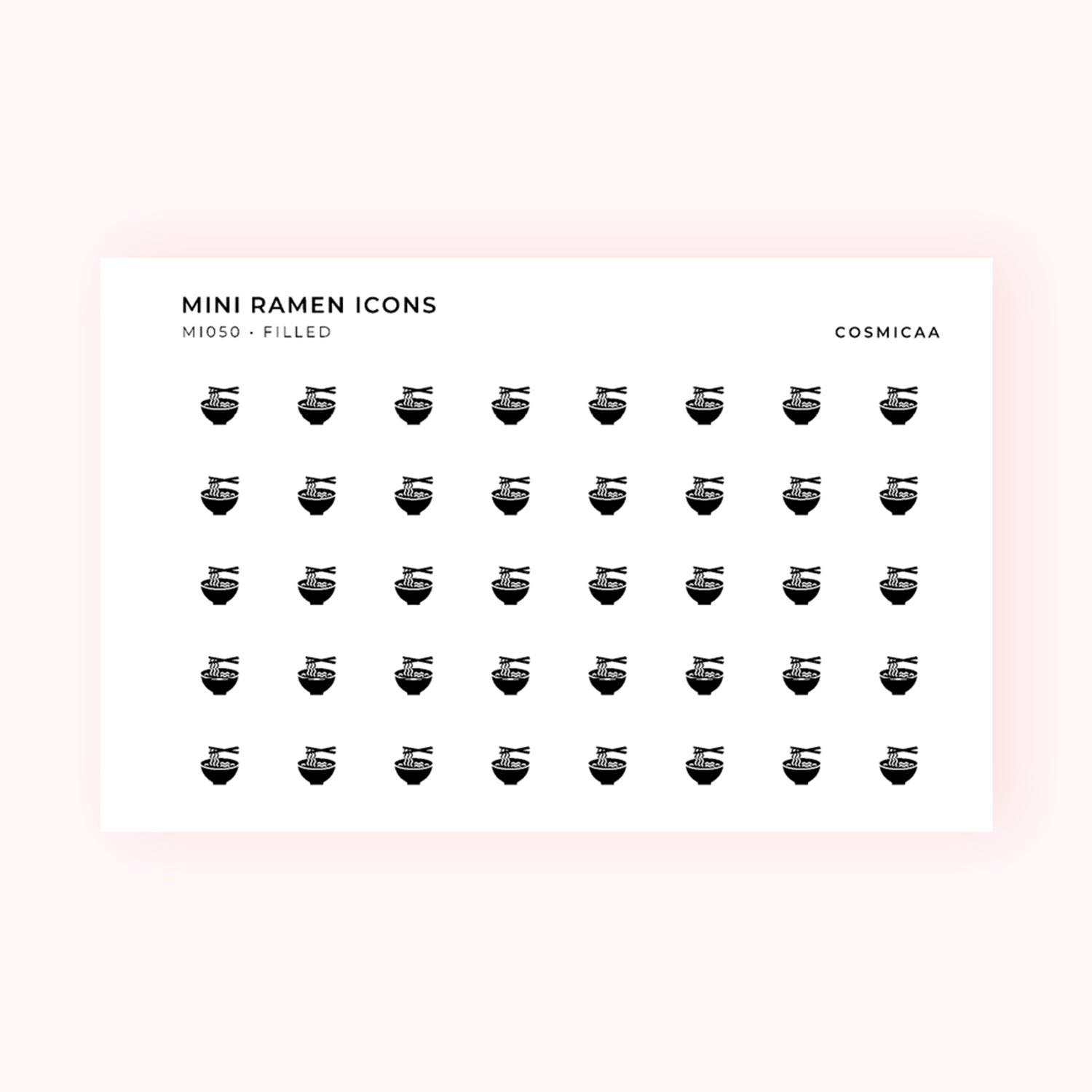 Mini icons - Ramen Noodles