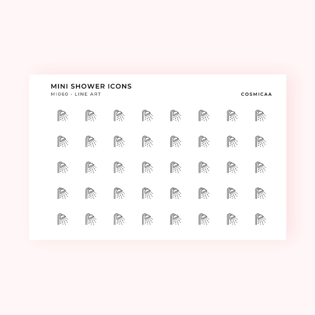 Mini icons - Shower