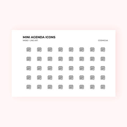 Mini icons - Agenda