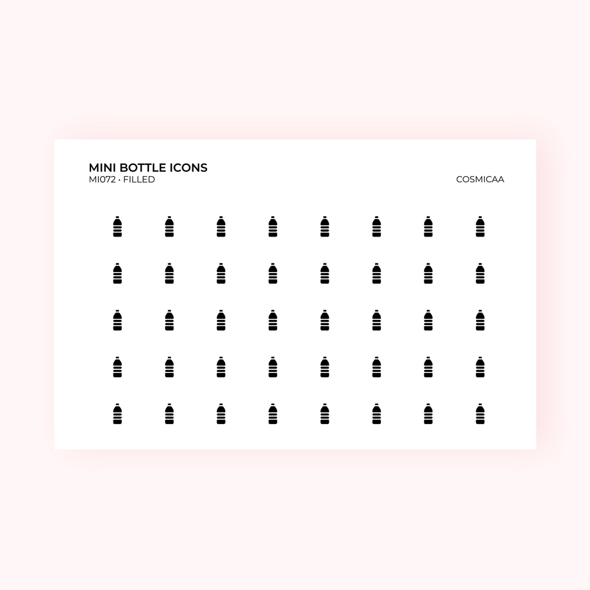 Mini icons - Bottle