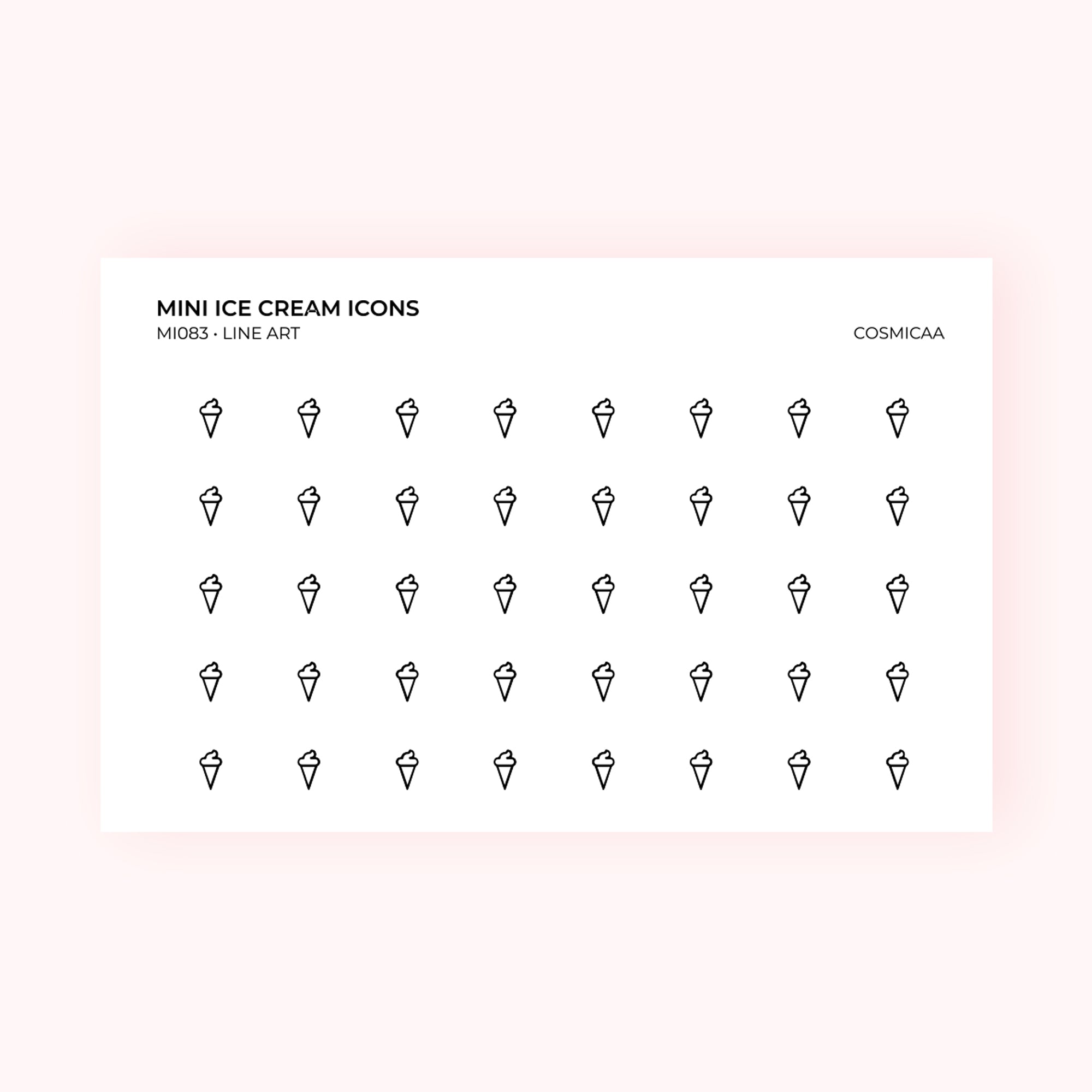 Mini icons - Ice Cream