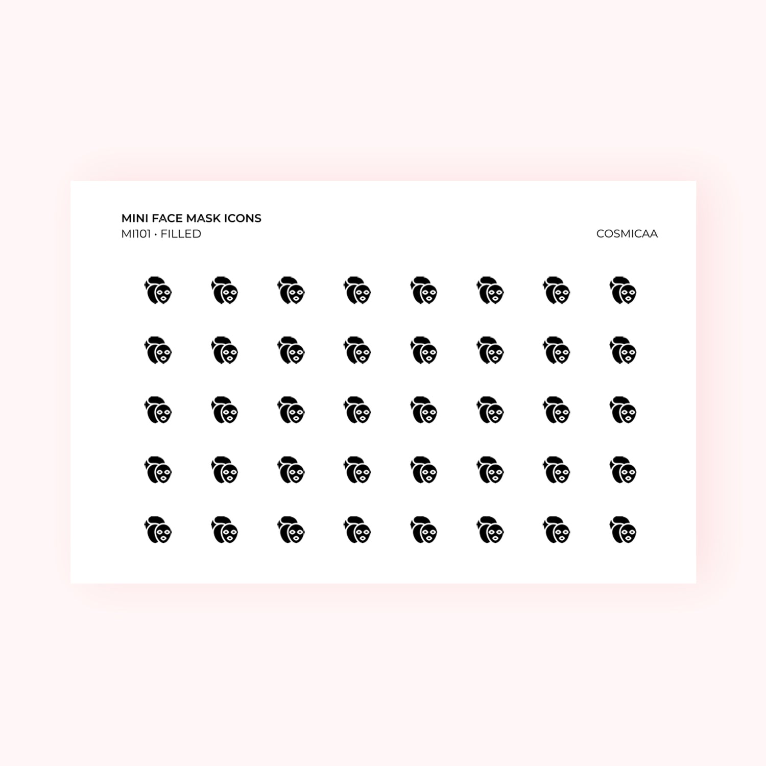 Mini icons - Face Mask