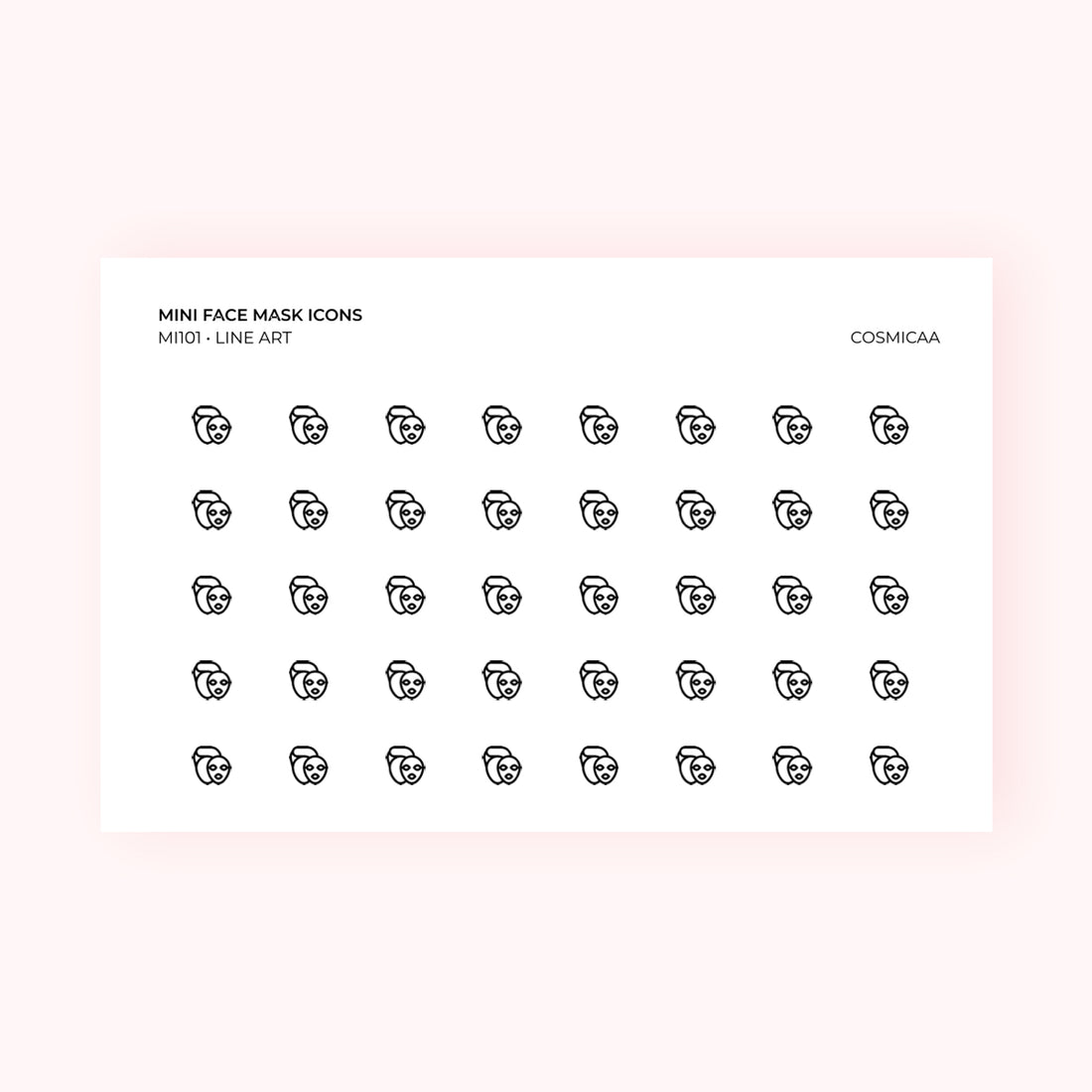Mini icons - Face Mask
