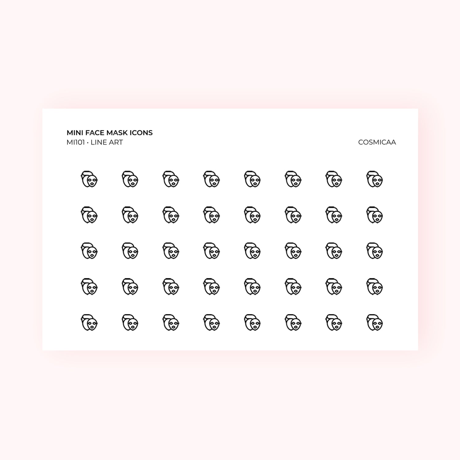 Mini icons - Face Mask